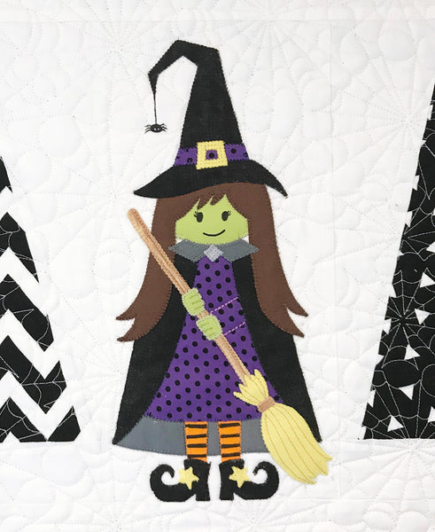 Little Witch Table Runner Pattern - PDF