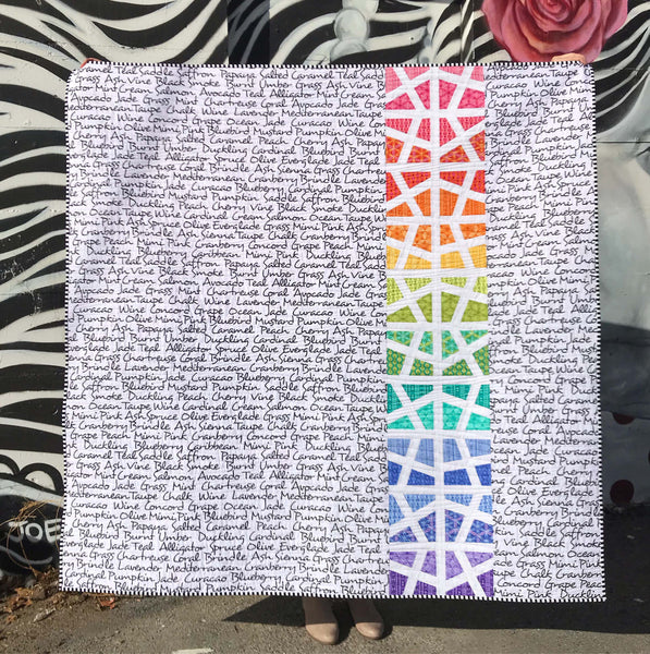 Chromatic Crackle Quilt Pattern - PDF
