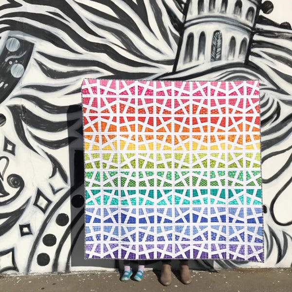 Chromatic Crackle Quilt Pattern - PDF