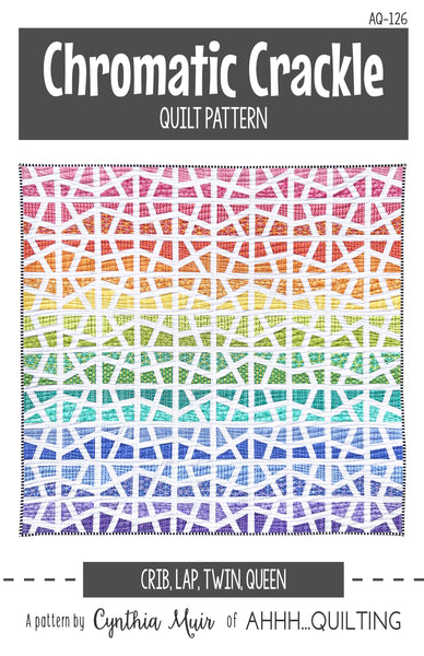 Chromatic Crackle Quilt Pattern - PAPER