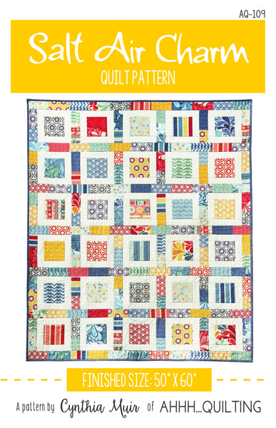 Salt Air Charm Quilt Pattern - PAPER