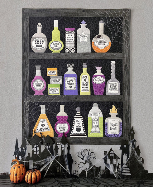 Witch's Cupboard Quilt Pattern - PDF