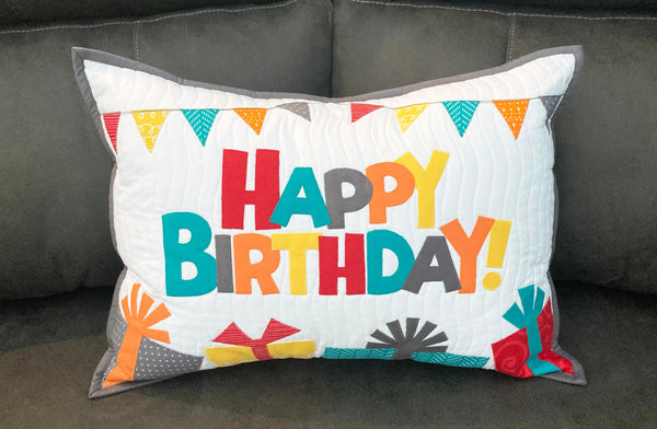 Birthday Placemat or Pillow Pattern - PAPER