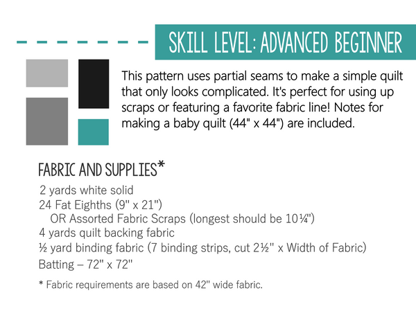 Stamp Collection Quilt Pattern - PAPER