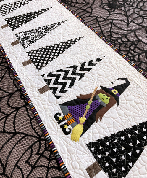 Little Witch Table Runner Pattern - PDF