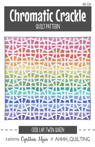 Chromatic Crackle Quilt Pattern - PAPER