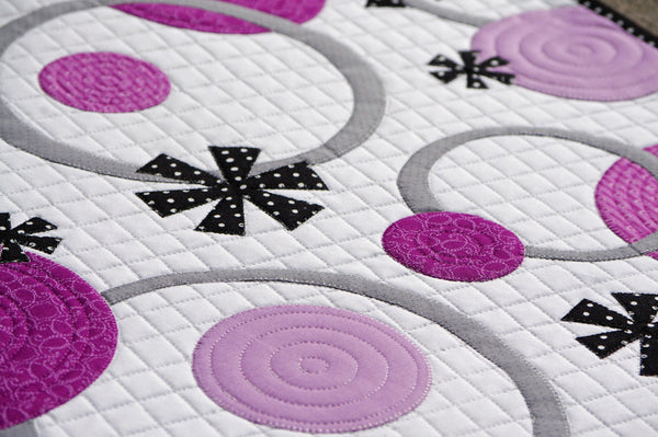 Circles and Rings Baby Quilt Pattern - PAPER