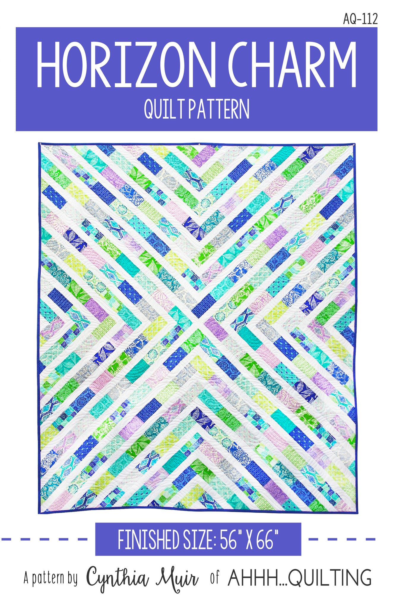 Horizon Charm Quilt Pattern - PAPER