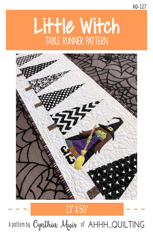 Little Witch Table Runner Pattern - PAPER