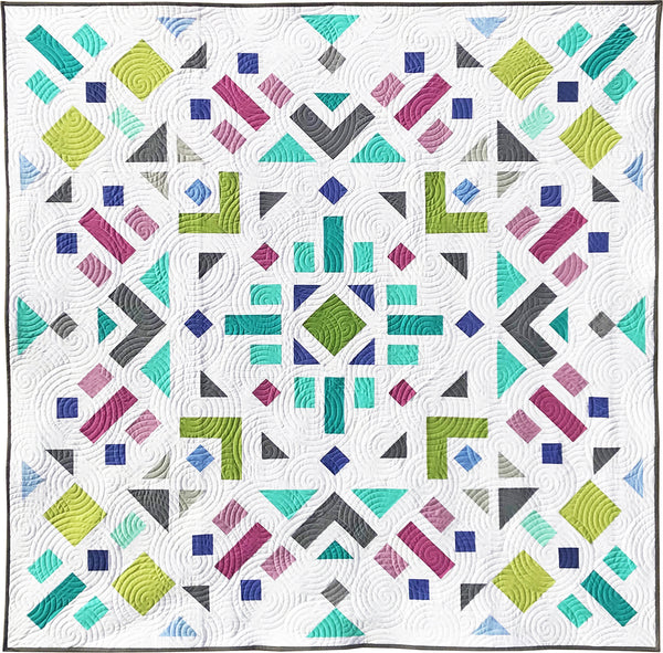 Minimal Medallion Quilt Pattern - PAPER