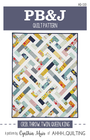 PB&J Quilt Pattern - PAPER