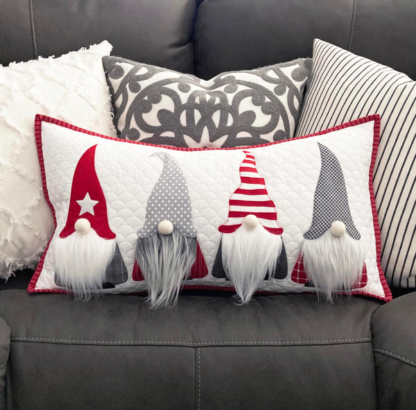 Gnomes Pillow Pattern - PDF