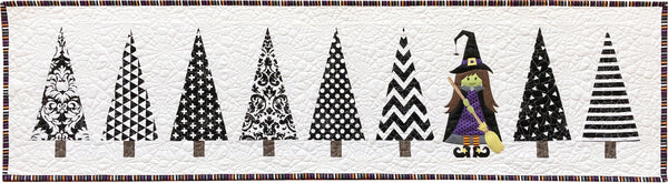 Little Witch Table Runner Pattern - PAPER