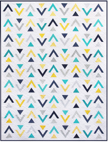 Triangles & Arrows Quilt Pattern - PDF
