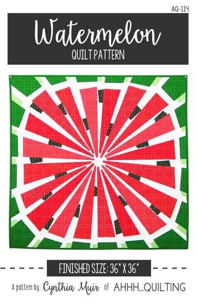 Watermelon Quilt Pattern - PAPER